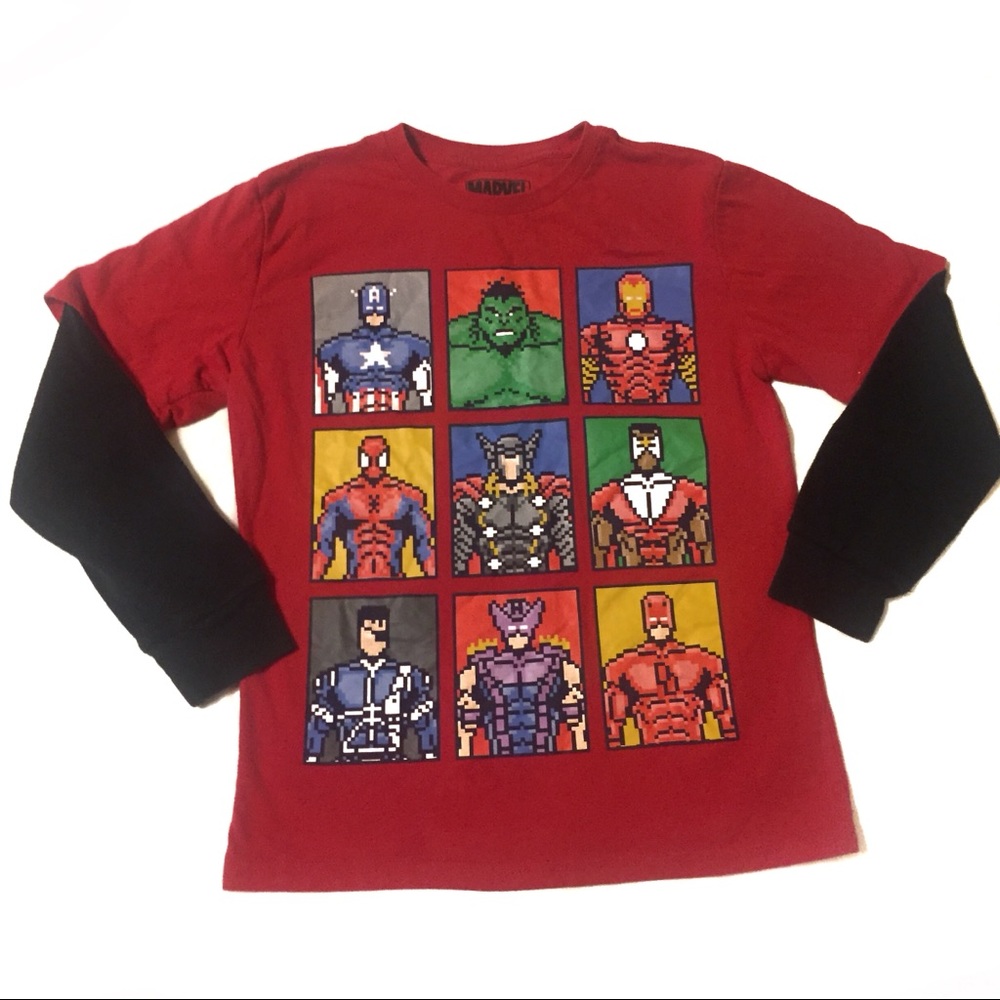 Boys Marvel Tee with sleeves